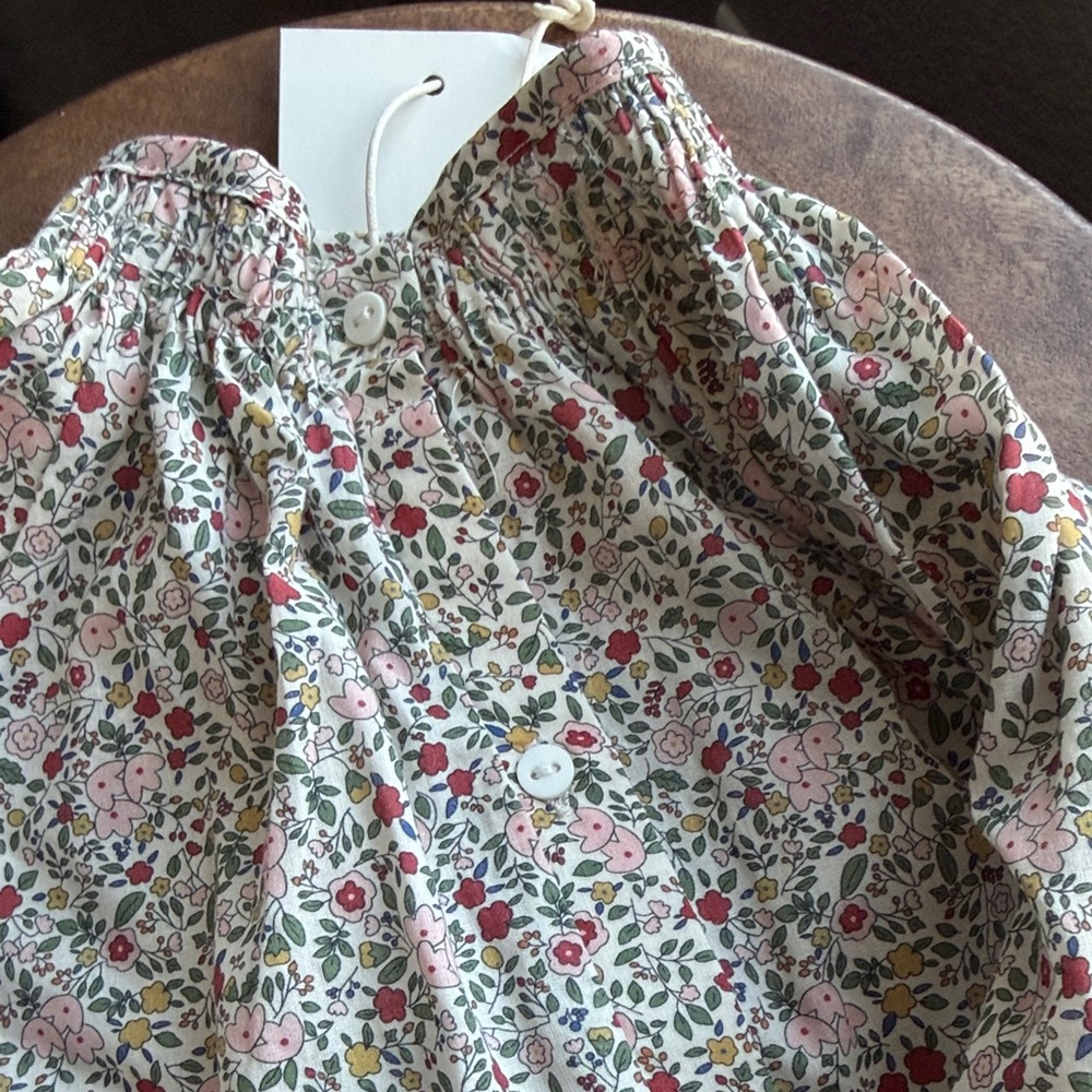 Zara Floral Baby Outfit with bloomers - Picture 5 of 6